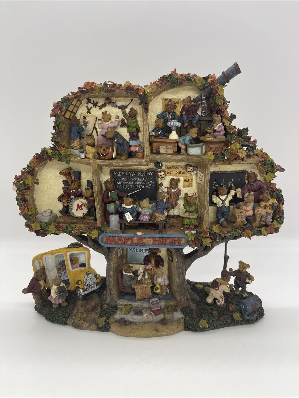 Boyds Bears Danbury Mint Schoolhouse